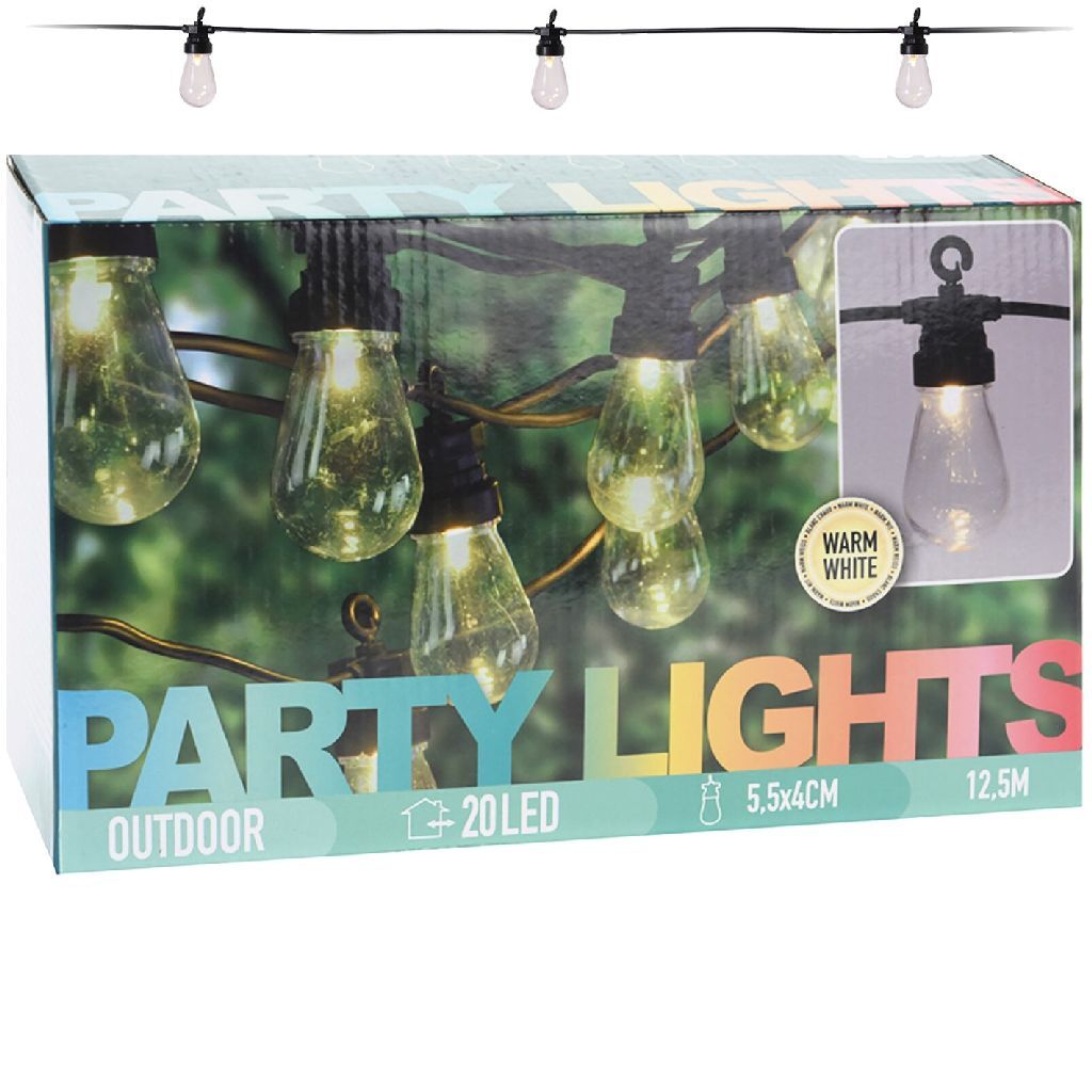 Progarden Progarden Party Lighting Set med 20 lamper ført 4,5 V