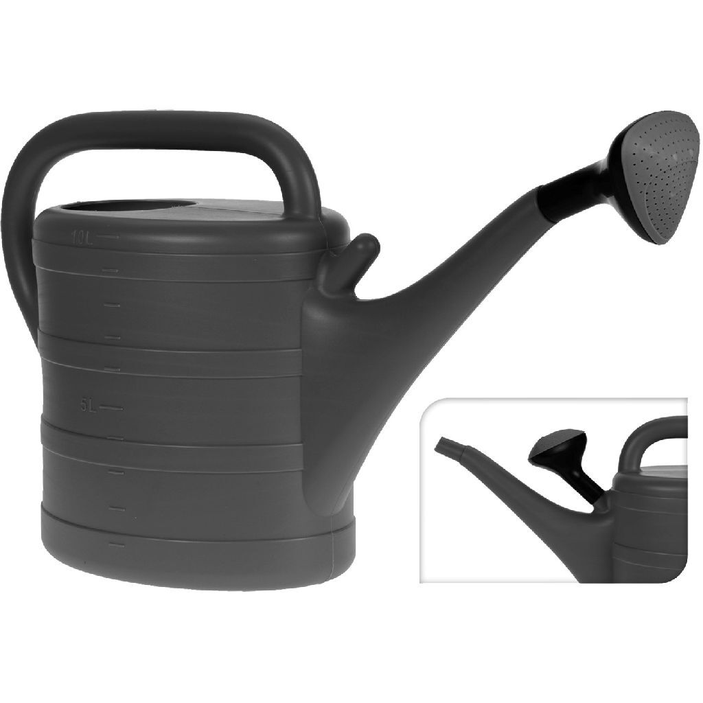 Basic watering can 10l anthracite