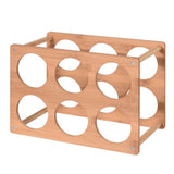 Excellent Houseware Houseware Bamboo wine rack for 6 bottles