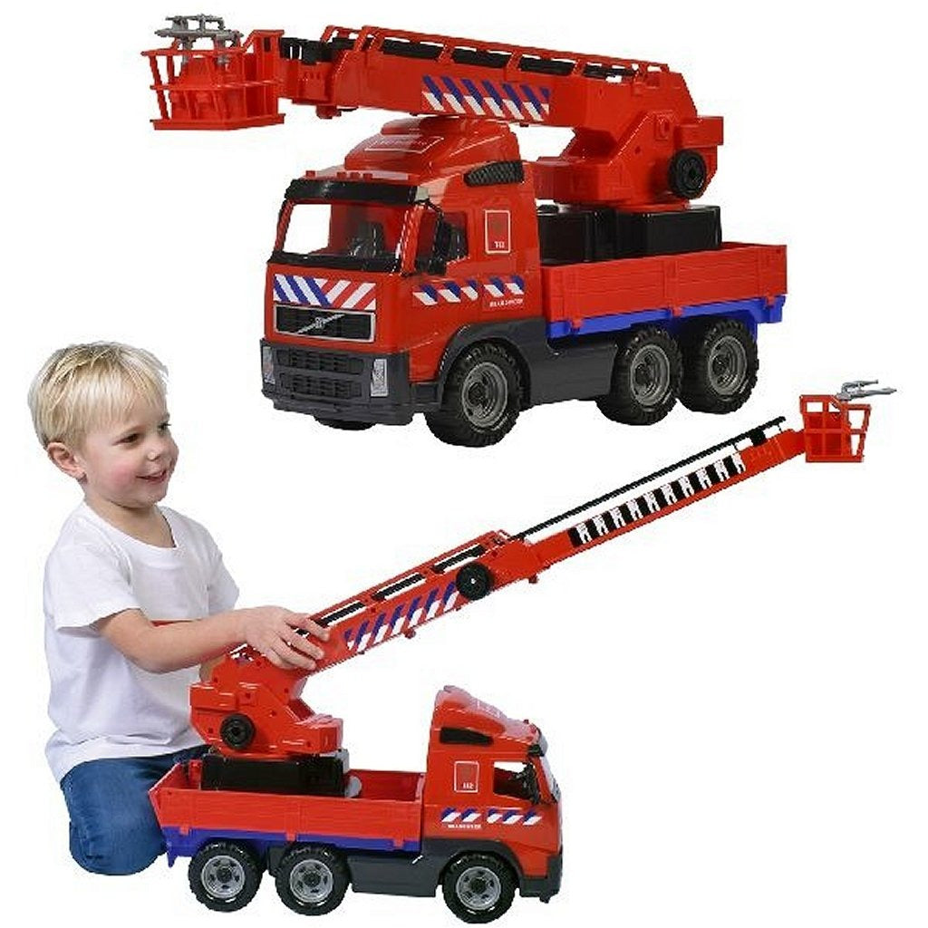 Basic Volvo fire truck with extendable ladder 58.5 cm