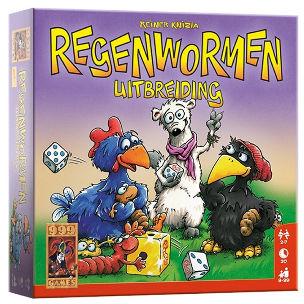 999Games Dobbelspel Regenwormen: Uitbreiding (NL)