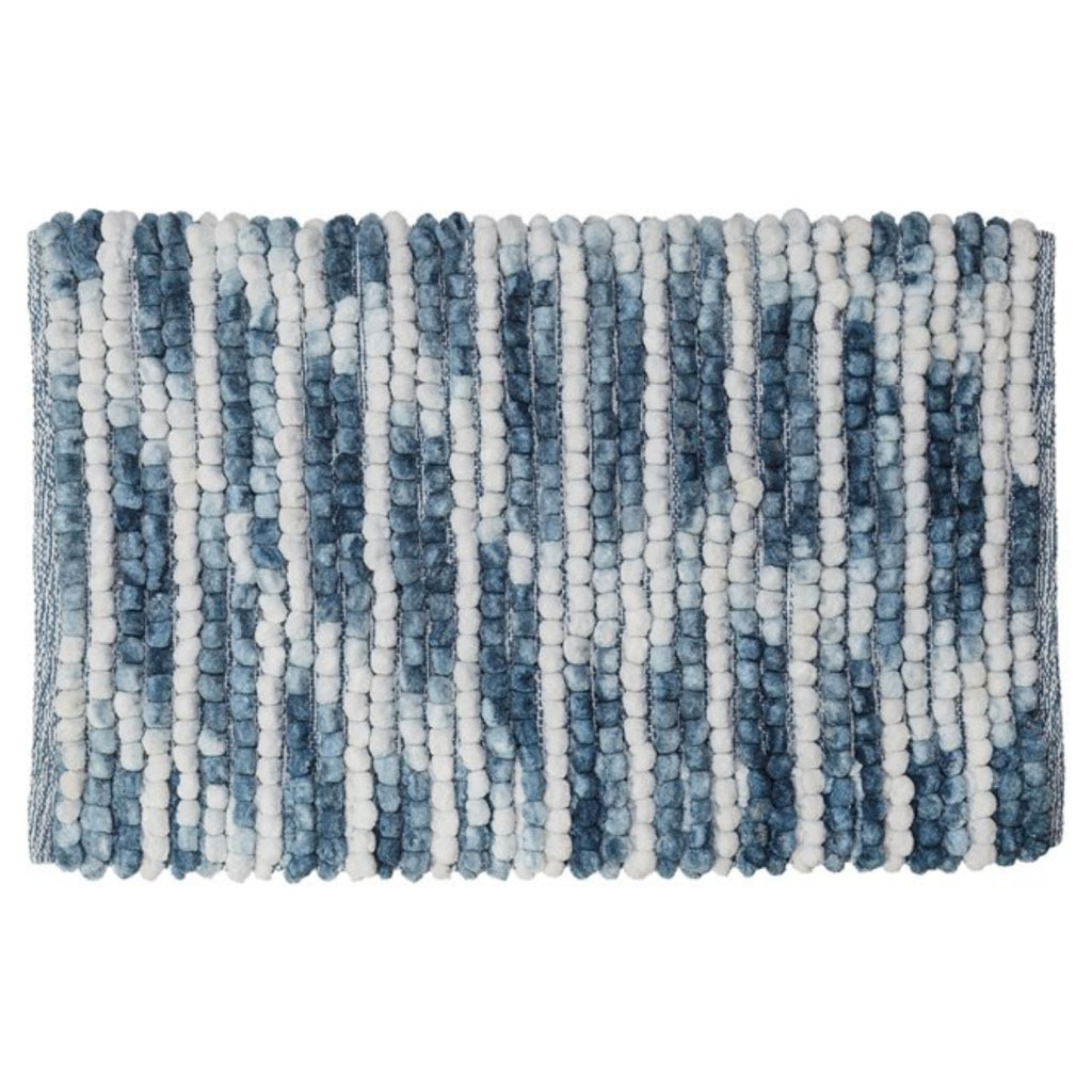 Základní těsnicí kůže Vintage Bathmat 50x80 cm modrá