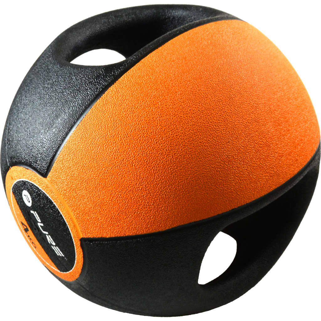 Pure2improve Pure2improve Medicine ball with handles 4 kg Orange