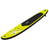 XQ Max XQ Max Stand Up Paddleboard opblaasbaar 285 cm lime en zwart