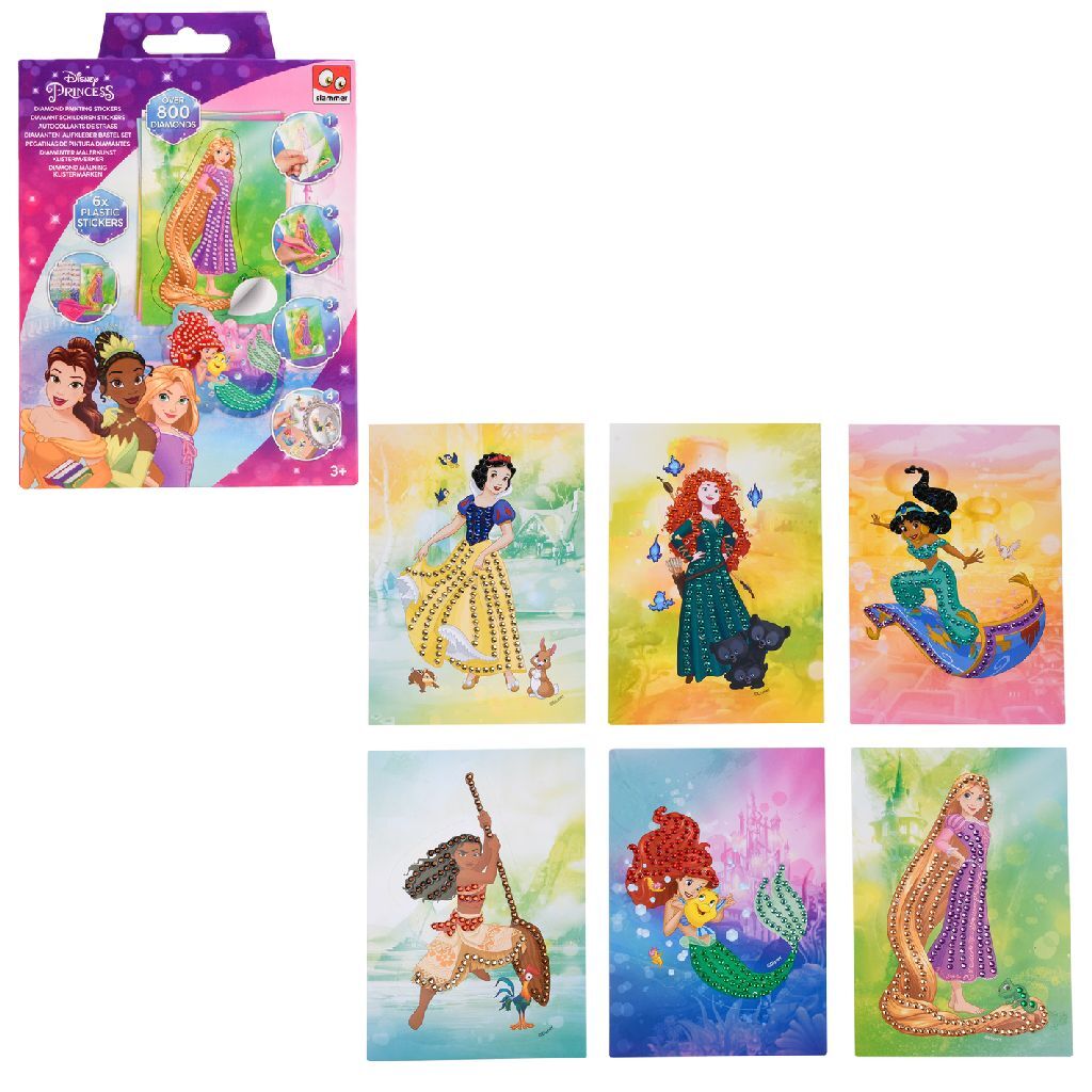 Disney Princess Diamond Painting machen Aufkleber