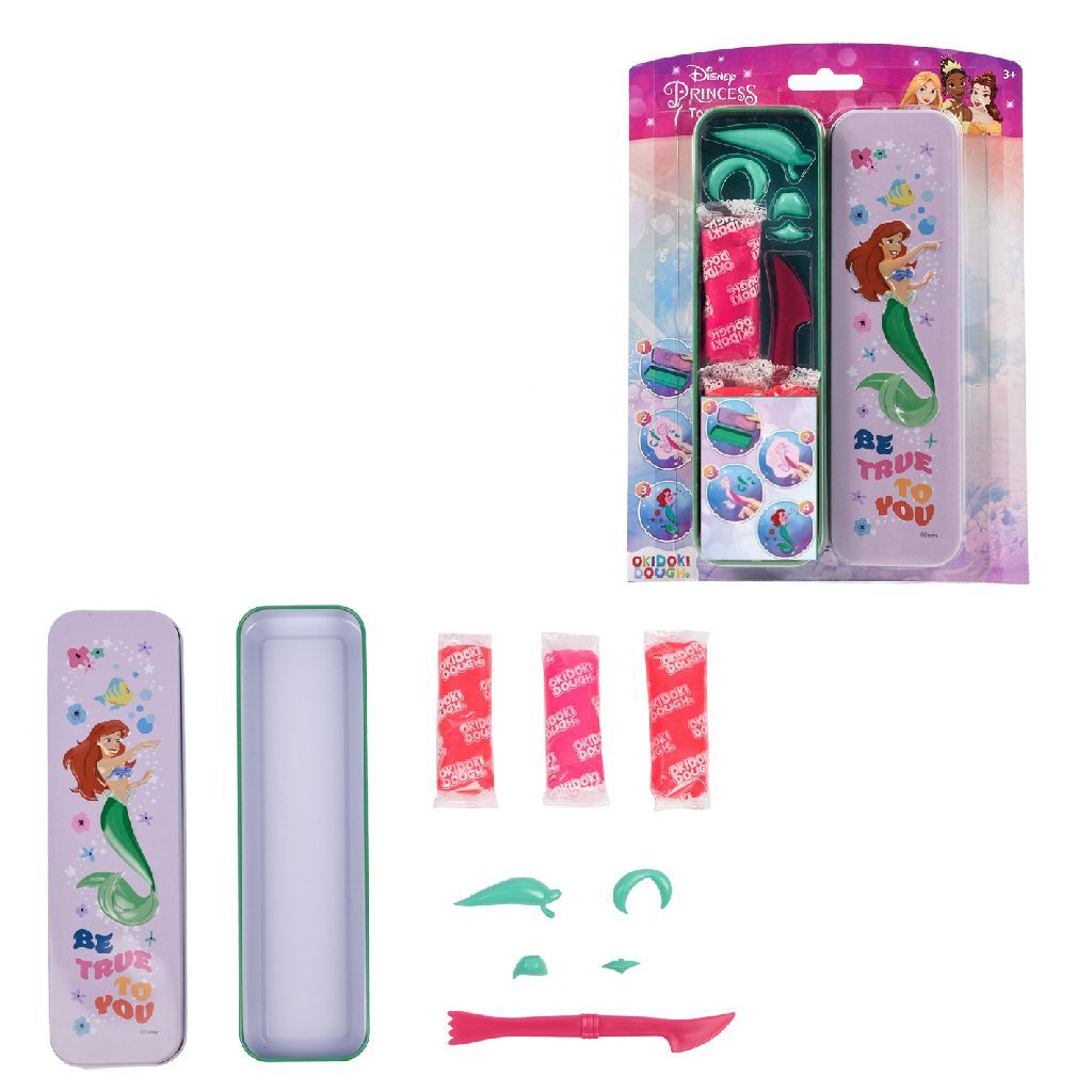 Canenco Prinses OkiDoki Klei Bewaarblik 3D met Accessoires