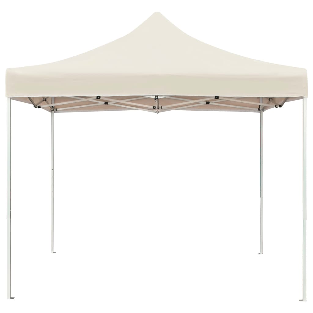 Vidaxl partyTent professionellt vikbar 3x3 m aluminiumkräm