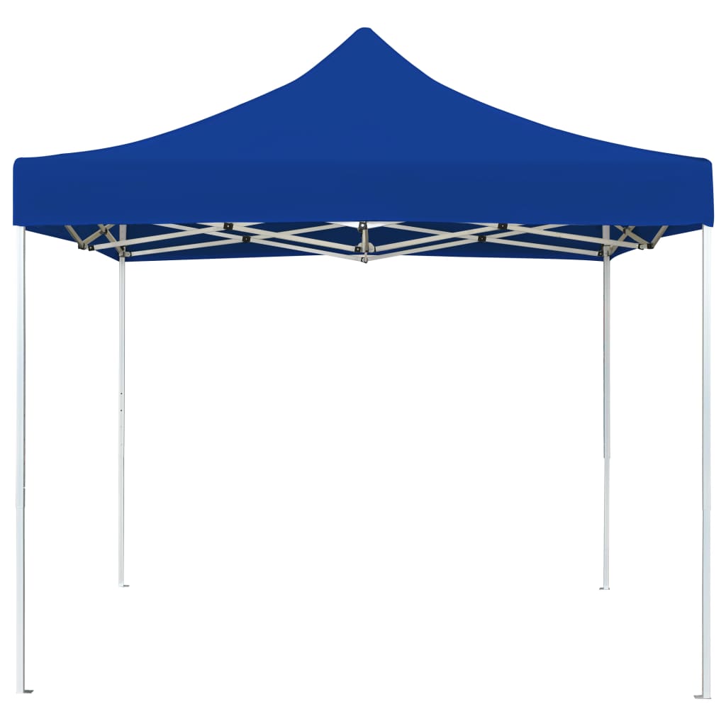 Vidaxl Partytent Profesionalno zložljivo 3x3 M aluminijasta modra