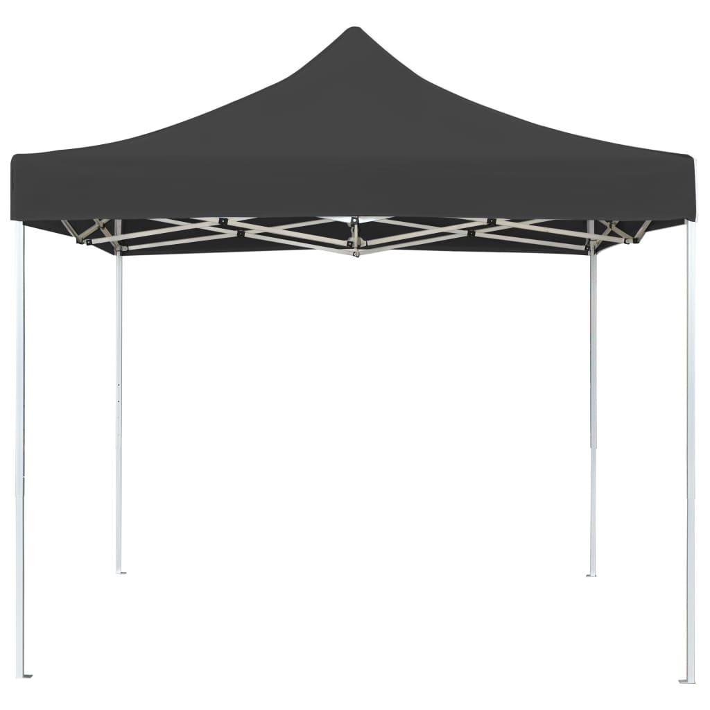 Vidaxl Partyntent Piegabile professionalmente 3x3 M Antracite in alluminio