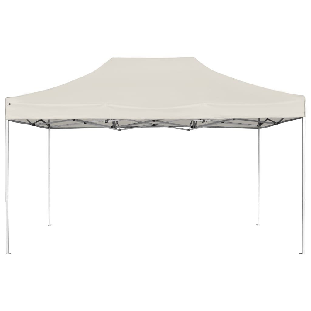 Vidaxl partyTent professionellt vikbar 4,5x3 m aluminiumkräm