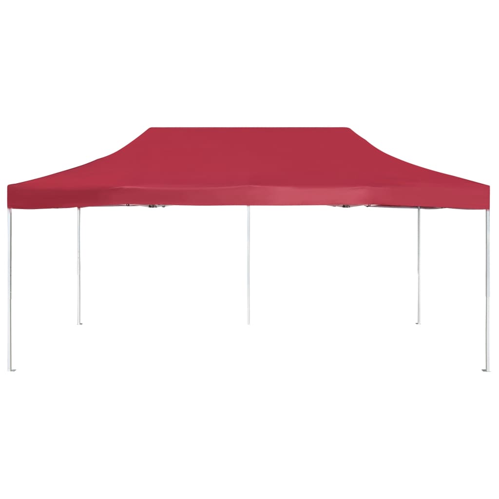 Vidaxl PartyTent profesionálně skládací 6x3 m hliníkové víno Rood