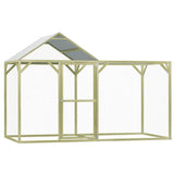 Vidaxl Chicken Coop 3x1.5x2 m Acciaio