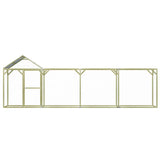 Vidaxl Chicken Coop 6x1,5x2 m Steel