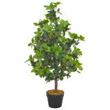 Vidaxl Künstliche Pflanze mit Topf Lorbeerbaum 90 cm Grün