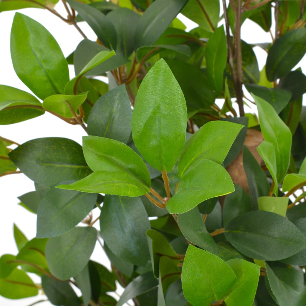 VIDAXL Künstliche Pflanze mit Topfbuchtblattbaum 150 cm Grün