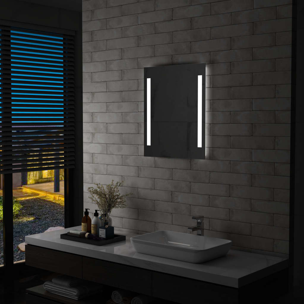 Vidaxl Mirror de baño LED 50x60 cm