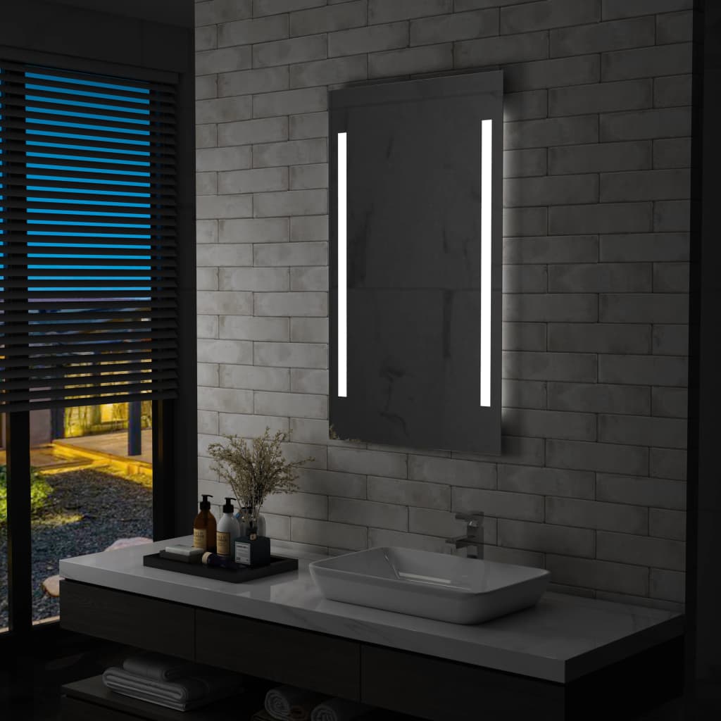 LED specchio da bagno Vidaxl 60x100 cm