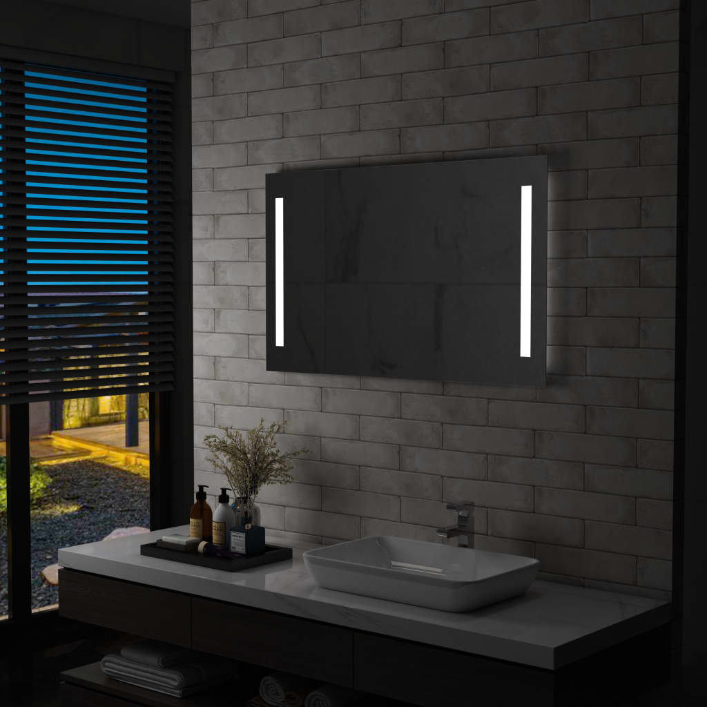 Vidaxl Specchio da bagno LED 100x60 cm