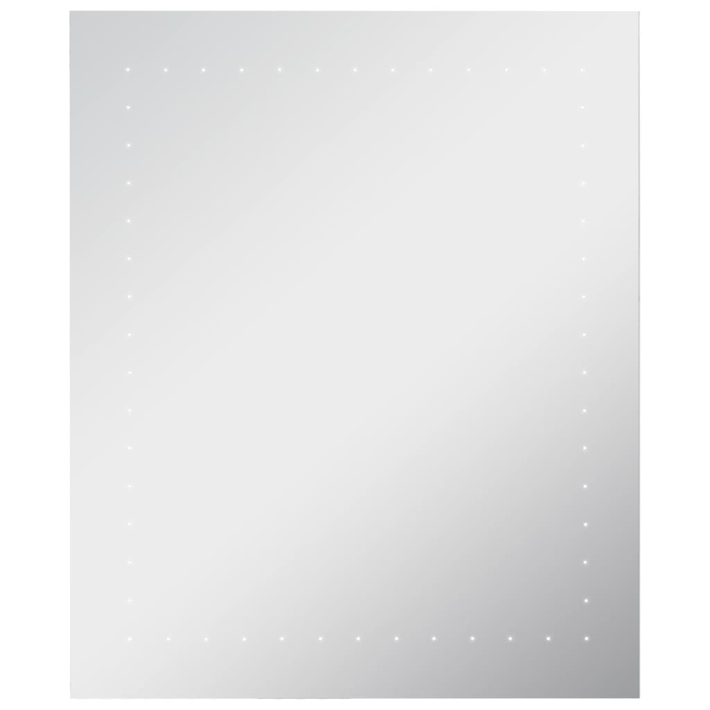 Miroir de salle de bain Vidaxl LED 50x60 cm