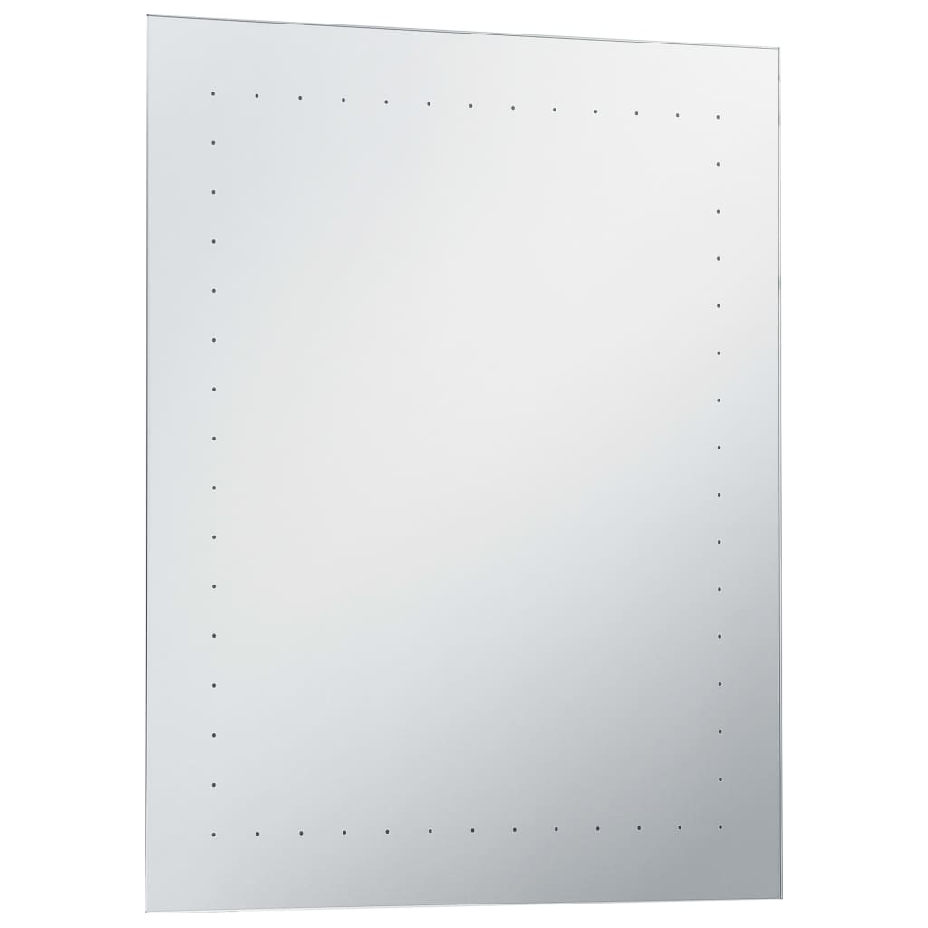 Miroir de salle de bain Vidaxl LED 50x60 cm