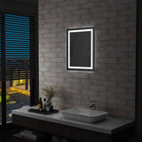 Vidaxl Bathroom Mirror LED with touch sensor 50x60 cm