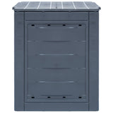 VIDAXL COMPOST BIN 260 L 60X60X73CM GREY