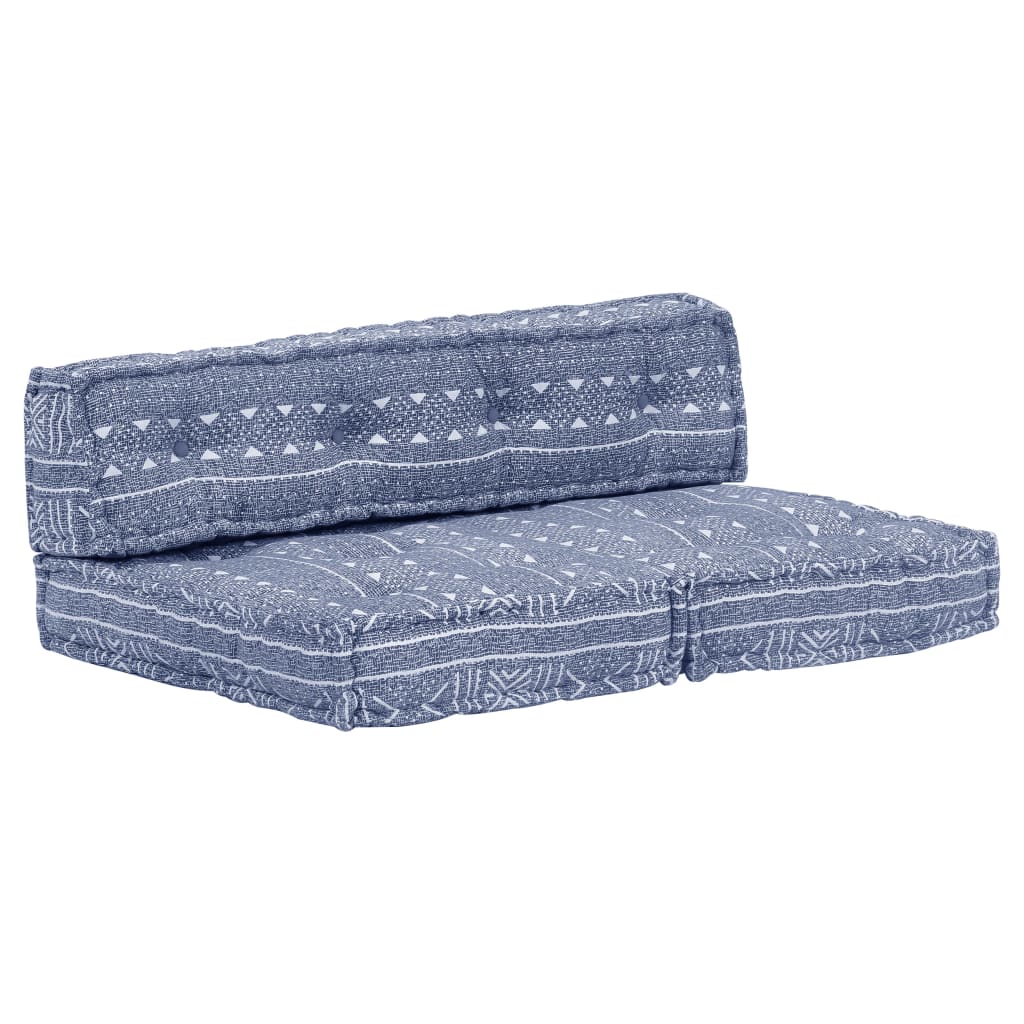 Vidaxl Pouf Stof Indigo