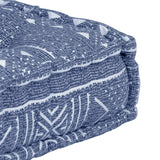 Vidaxl Pouf Stof Indigo