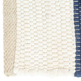 Vidaxl Pochemats 6 St Chindi Stried 30x45 cm blu e bianco