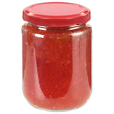 Vidaxl Jam Jars s červeným víkem 96 st 230 ml sklo