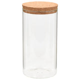 Vidaxl Späichere Pots mat Cork Deck 6 st 1400 ml Glas