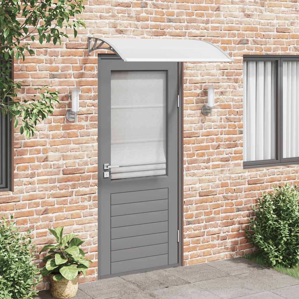 Vidaxl Port Canopy 120x75 cm PC grigio e trasparente