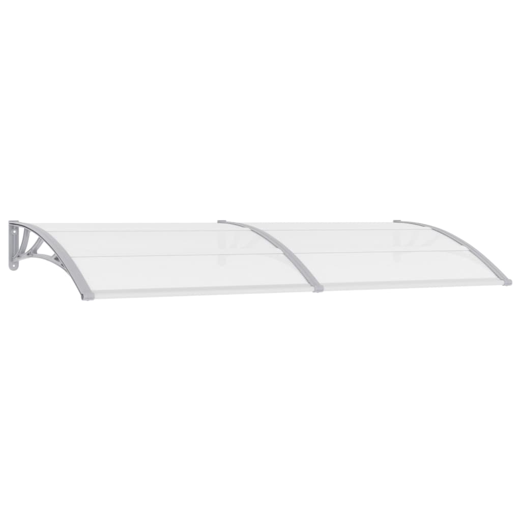 Vidaxl Dier Canopy 240x75 cm PC Grey an transparent