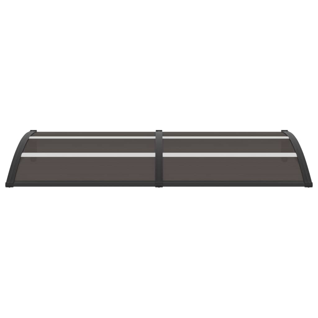 Vidaxl Door Canopy 200x75 cm PC Black