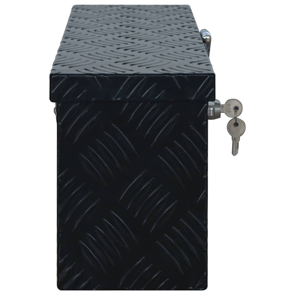 Vidaxl Aluminum box 485x140x200 mm Black