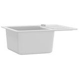 Vidaxl pair simple bol de granit blanc