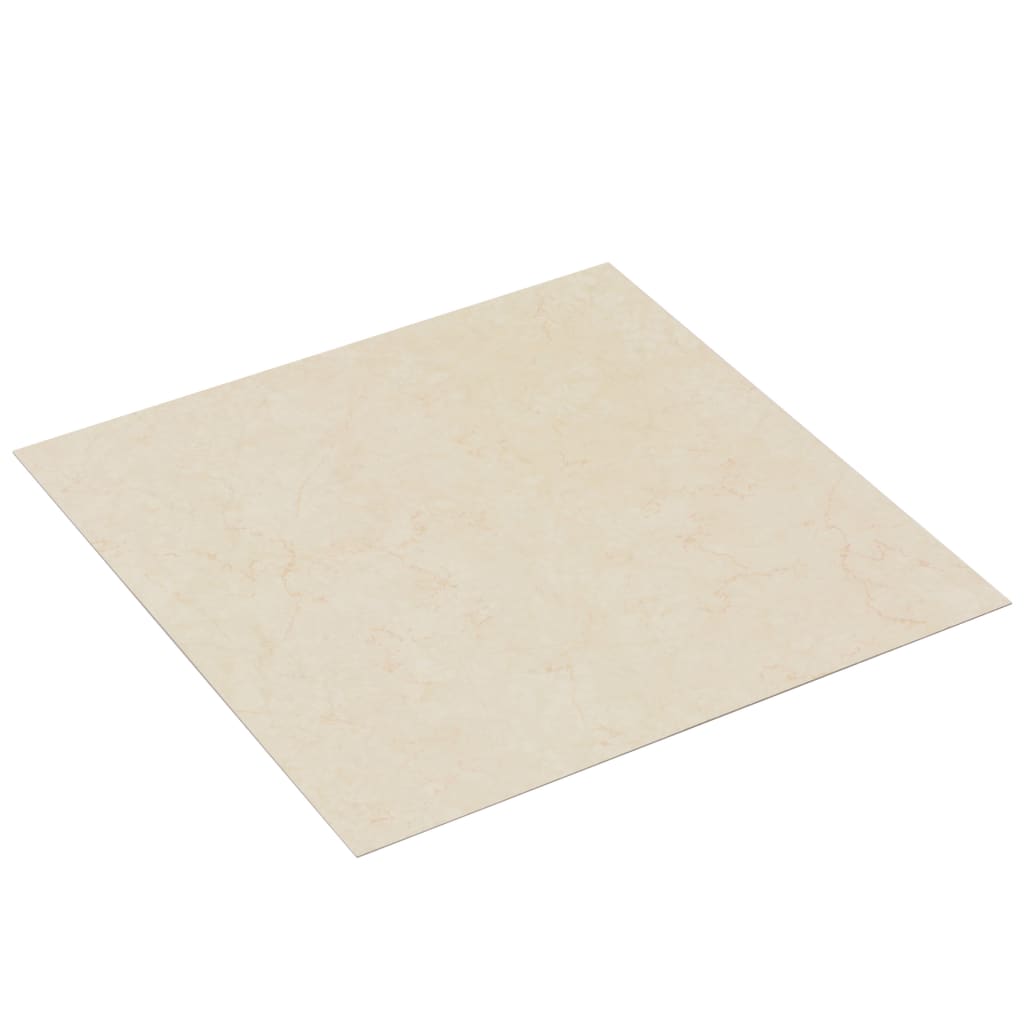 Vidaxl podłogowe płyty samozadowolenia 5.11 m² PVC Beige