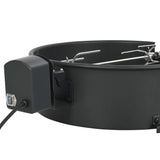 VidaXL BBQ rotisserie ring 47 cm zwart