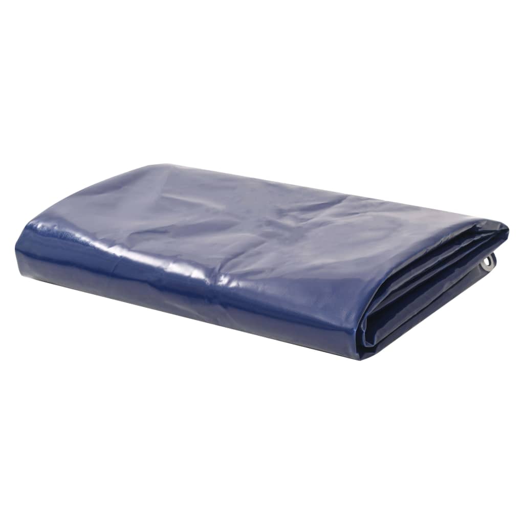 VidaXL Dekzeil 650 g m² 1,5x6 m blauw