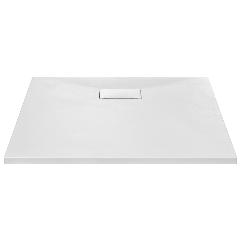 Vidaxl Dusch Tray 80x80 cm SMC Wäiss