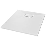 Vidaxl Docho doccia 90x70 cm SMC bianco