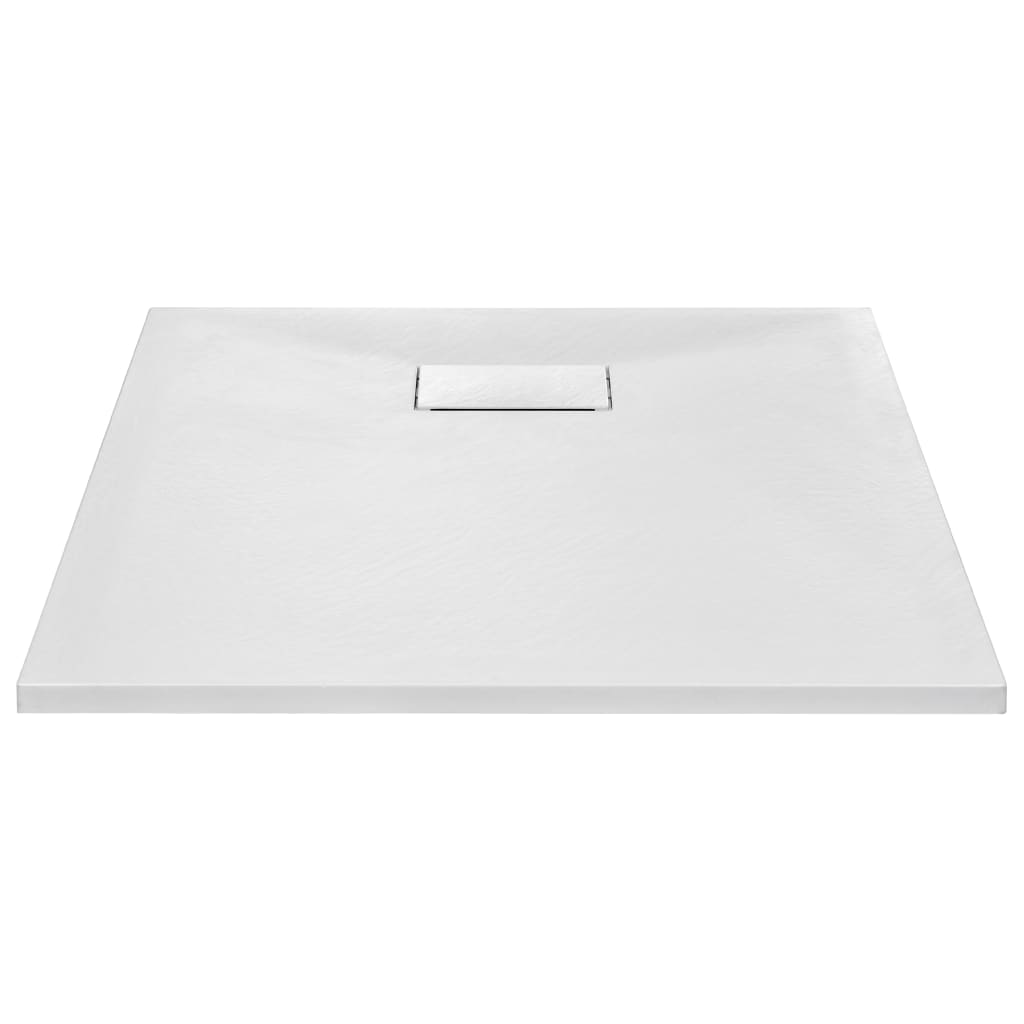 Vidaxl Docho doccia 90x70 cm SMC bianco