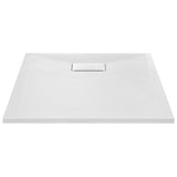 Vidaxl shower tray 90x70 cm SMC white