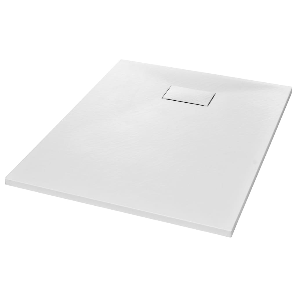 Vidaxl Shower Tray 100x80 cm SMC White