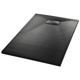 Vidaxl Duschschale 100x80 cm SMC Schwarz