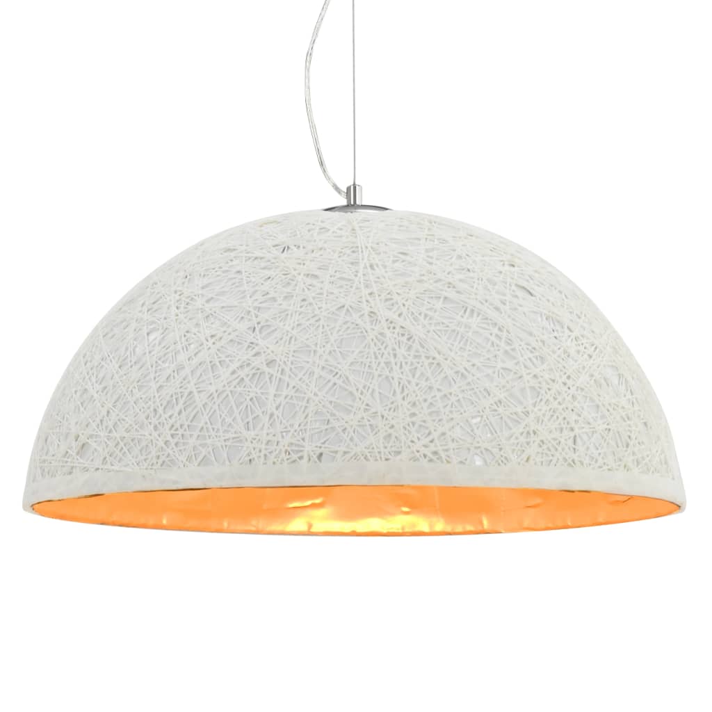 Vidaxl hanging lamp E27 Ø50 cm white and gold