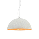 Vidaxl hanging lamp E27 Ø50 cm white and gold