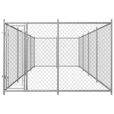 Perrera de perros de Vidaxl para afuera 7.6x3.8x1.9 m