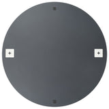 Vidaxl mirror round frameless 80 cm glass