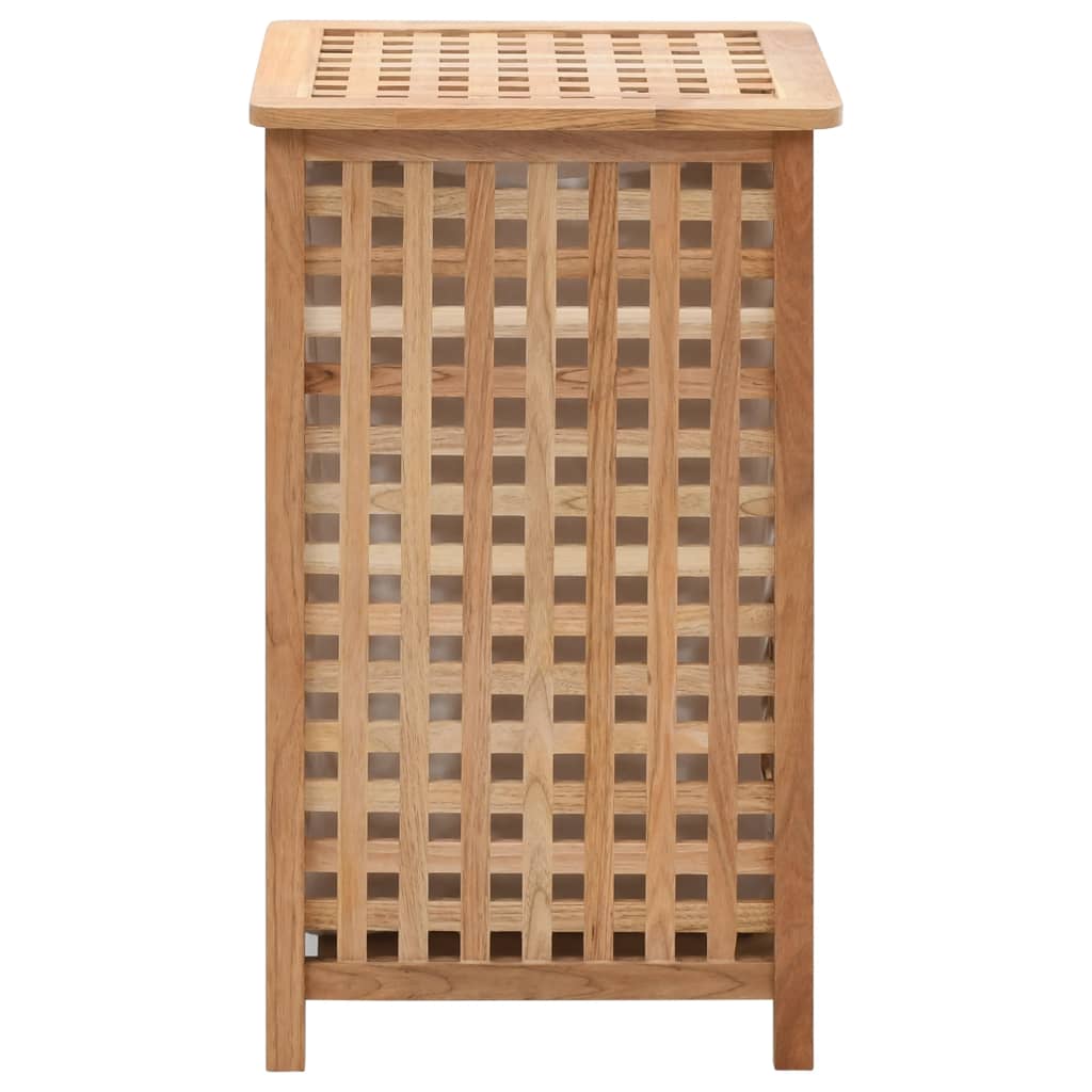 Vidaxl pralni koszyk 39x39x65 cm Solid Walnut Wood